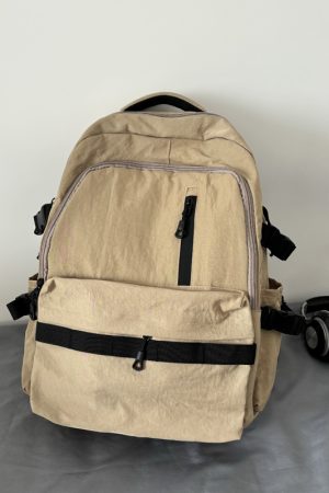 Lightweight French Style Backpack for Girls - Summer Commuter Laptop Bag for High School Students, Travel-Ready Design 2025