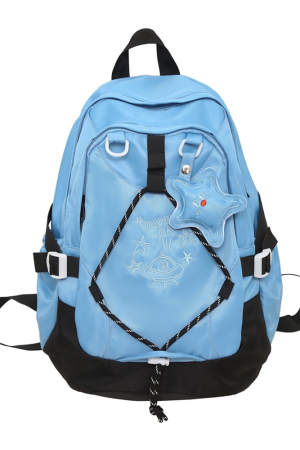 Lightweight Girls' Shoulder Backpack for School & Travel, Large Capacity Design, Stylish and Functional School Bag for Students
