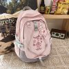 Lightweight Girls' Shoulder Backpack for School & Travel, Large Capacity Design, Stylish and Functional School Bag for Students