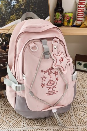 Lightweight Girls' Shoulder Backpack for School & Travel, Large Capacity Design, Stylish and Functional School Bag for Students