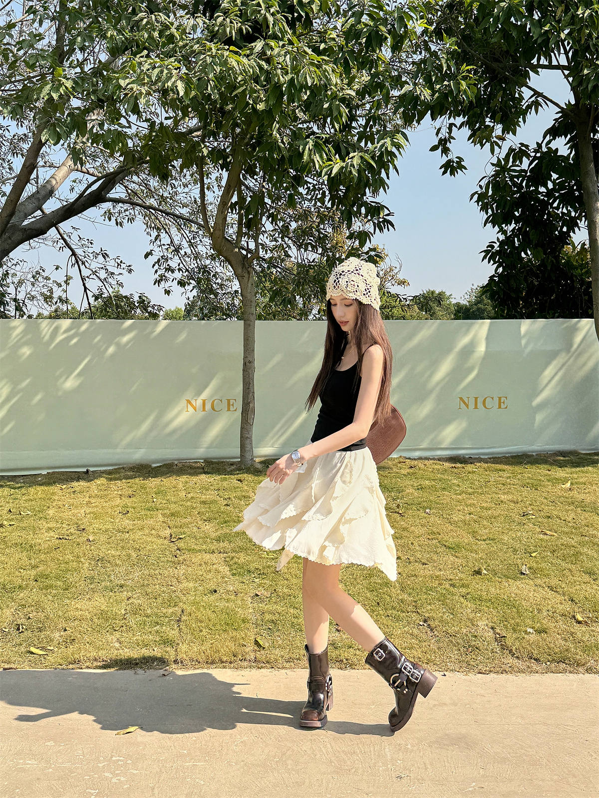 Lightweight Irregular Lace Ruffled A-Line Skirt – Versatile Chiffon Cake Skirt for Spring and Summer Fashion Lightweight Irregular Lace Ruffled A-Line Skirt – Versatile Chiffon Cake Skirt for Spring and Summer Fashion