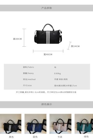 Lightweight Large-Capacity Commuter Travel Bag - Versatile Shoulder Bag for Business Trips, Gym, and Maternity Needs