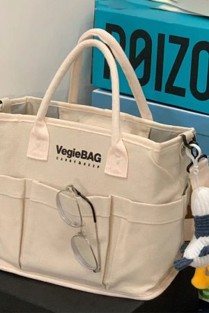Lightweight Large Capacity Japan Vegiebag Mommy Tote Bag for Mother and Baby â€“ Women's Canvas Diaper Bag