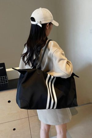 Lightweight Large Capacity Shoulder Tote Bag for Travel, Maternity Storage, Gym, Fitness - Versatile Everyday Use