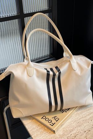 Lightweight Large Capacity Shoulder Tote Bag for Travel, Maternity Storage, Gym, Fitness - Versatile Everyday Use