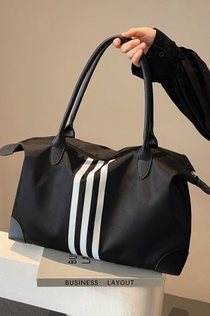 Lightweight Large Capacity Shoulder Tote Bag for Travel, Maternity Storage, Gym, Fitness - Versatile Everyday Use