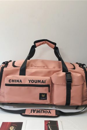 Lightweight Large-Capacity Travel Backpack for Women - Men's Gym Bag with Dry Wet Separation, Ideal for Short-Distance Trips