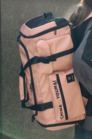 Lightweight Large-Capacity Travel Backpack for Women - Men's Gym Bag with Dry Wet Separation, Ideal for Short-Distance Trips