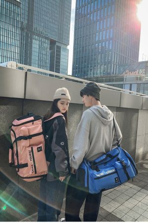 Lightweight Large-Capacity Travel Backpack for Women - Men's Gym Bag with Dry Wet Separation, Ideal for Short-Distance Trips