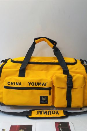 Lightweight Large-Capacity Travel Backpack for Women - Men's Gym Bag with Dry Wet Separation, Ideal for Short-Distance Trips