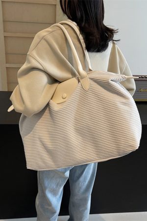 Lightweight Large-Capacity Travel Bag - Versatile Gym, Commuter, and Maternity Shoulder Bag for Short-Distance Business Trips