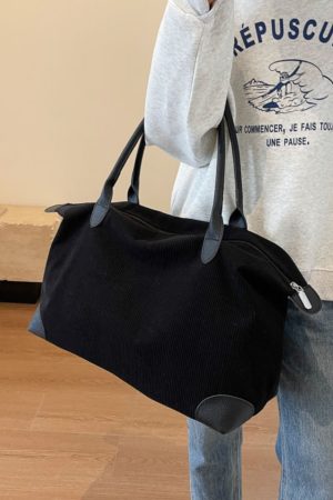 Lightweight Large-Capacity Travel Bag for Commuting, Gym, Maternity & Short-Distance Trips - Stylish Versatile Shoulder Bag