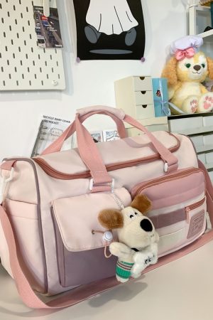 Lightweight Large Capacity Travel Handbag for Women - Stylish Storage Bag for Fitness, Maternity, and Short-Distance Journeys