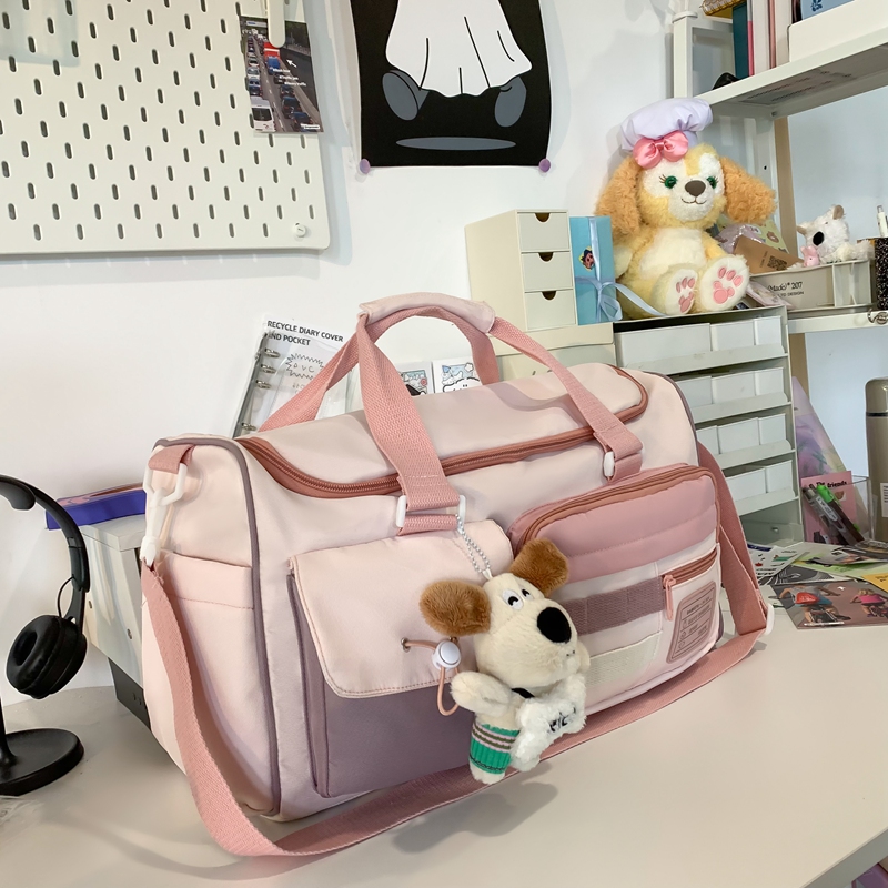 Lightweight Large Capacity Travel Handbag for Women - Stylish Storage Bag for Fitness, Maternity, and Short-Distance Journeys Lightweight Large Capacity Travel Handbag for Women - Stylish Storage Bag for Fitness, Maternity, and Short-Distance Journeys