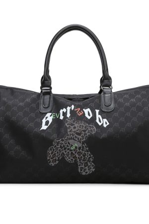 Lightweight Large Capacity Travel Tote Bag for Women - Stylish Sports Fitness Handbag for Short-Distance Journeys