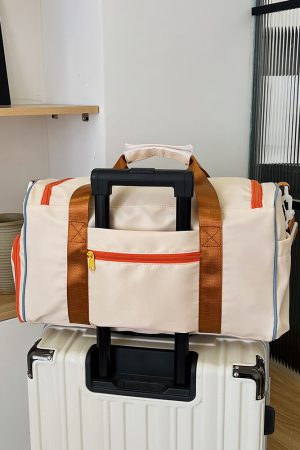 Lightweight Large Capacity Travel Tote Bag for Women - Versatile Gym, Maternity, and Weekend Trip Storage Bag