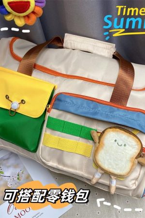 Lightweight Large Capacity Travel Tote Bag for Women - Versatile Gym, Maternity, and Weekend Trip Storage Bag