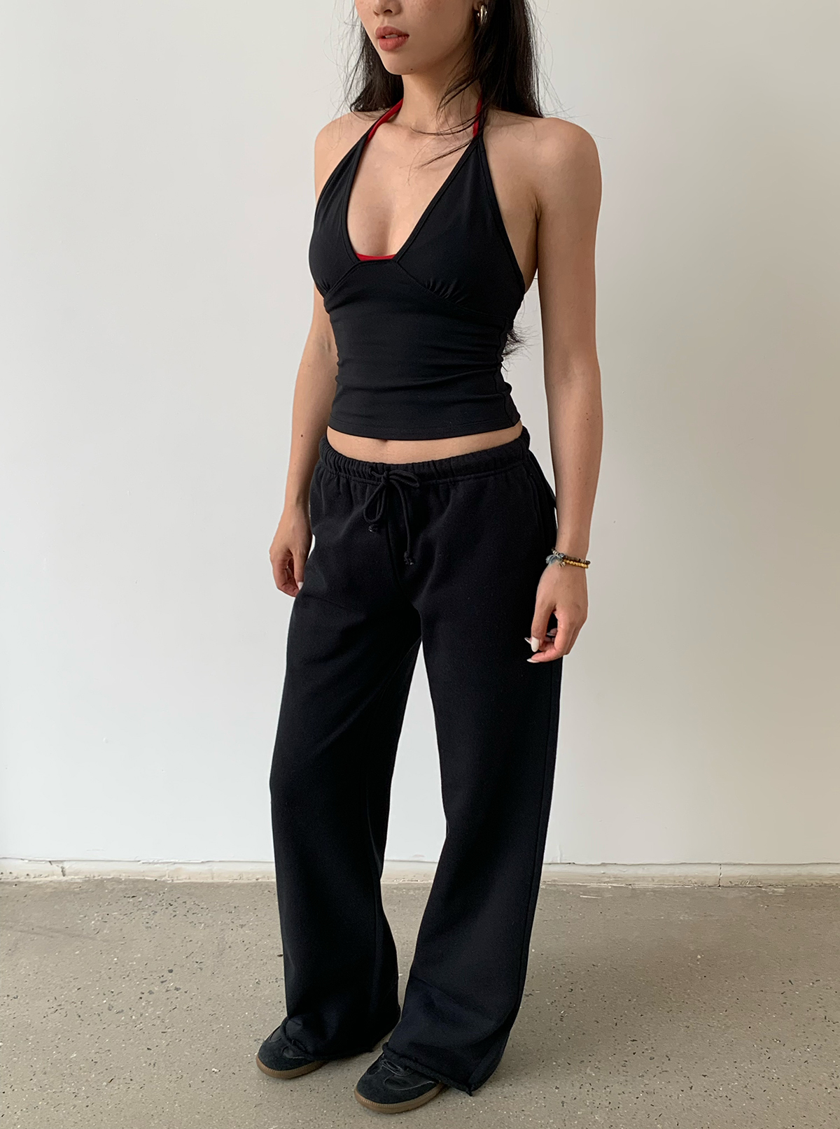 Lightweight Low-Rise Hybrid Sweatpants with Curvy Back Pockets - Comfortable Pajama Pants for Home and Casual Wear Lightweight Low-Rise Hybrid Sweatpants with Curvy Back Pockets - Comfortable Pajama Pants for Home and Casual Wear