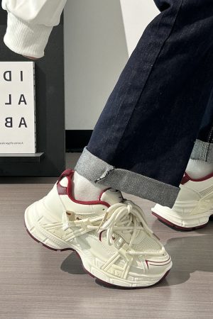 Lightweight Mesh Dad Shoes for Women - Breathable Cocoa Egg Milk Sports Sneakers - Trendy 2025 Style