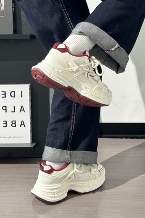 Lightweight Mesh Dad Shoes for Women - Breathable Cocoa Egg Milk Sports Sneakers - Trendy 2025 Style