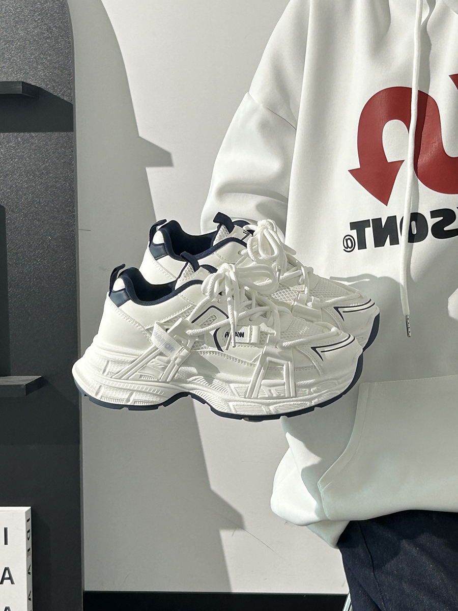 Lightweight Mesh Dad Shoes for Women - Breathable Cocoa Egg Milk Sports Sneakers - Trendy 2025 Style Lightweight Mesh Dad Shoes for Women - Breathable Cocoa Egg Milk Sports Sneakers - Trendy 2025 Style