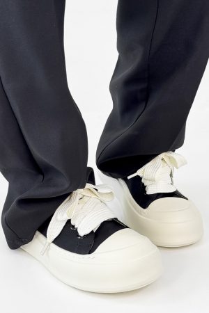 Lightweight Minimalist Milk-Flavored Canvas Shoes for Men, Versatile Thick-Soled Retro Sports Footwear, Ice Silk Casual Sneakers