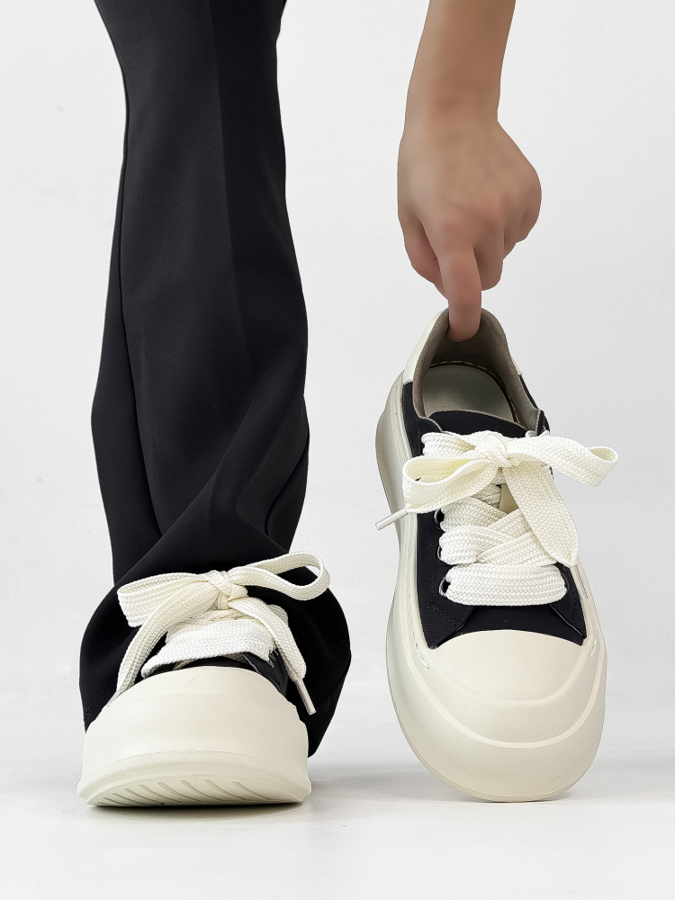 Lightweight Minimalist Milk-Flavored Canvas Shoes for Men, Versatile Thick-Soled Retro Sports Footwear, Ice Silk Casual Sneakers Lightweight Minimalist Milk-Flavored Canvas Shoes for Men, Versatile Thick-Soled Retro Sports Footwear, Ice Silk Casual Sneakers