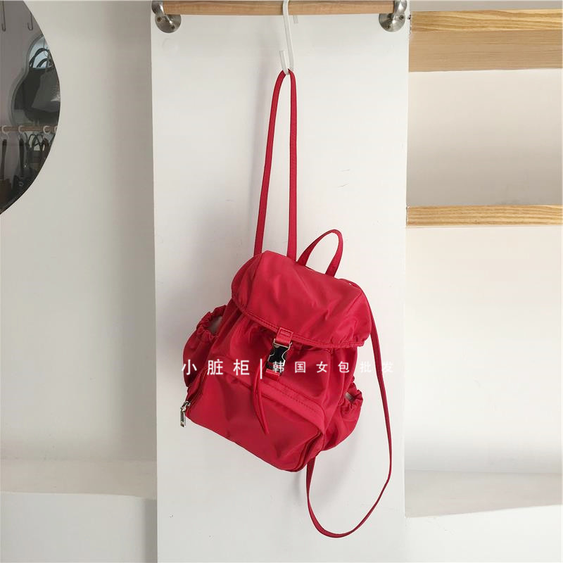 Lightweight Nylon Double Shoulder Bag - Casual Sports Travel Backpack in Korean Style for 2025 Fashion Trends Lightweight Nylon Double Shoulder Bag - Casual Sports Travel Backpack in Korean Style for 2025 Fashion Trends