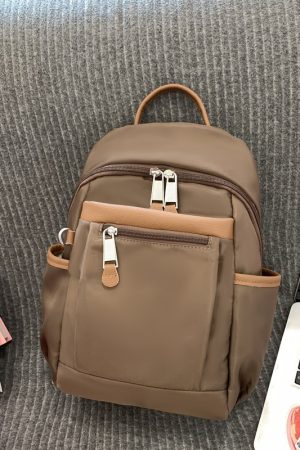 Lightweight Nylon Women's Backpack for Travel & Commuting - 2025 Spring Collection, Stylish & Functional School Bag