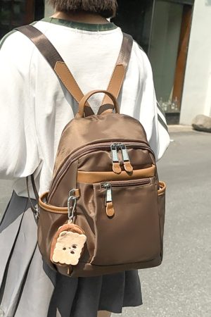 Lightweight Nylon Women's Backpack for Travel & Commuting - 2025 Spring Collection, Stylish & Functional School Bag