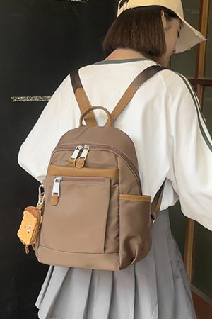 Lightweight Nylon Women's Backpack for Travel & Commuting - 2025 Spring Collection, Stylish & Functional School Bag