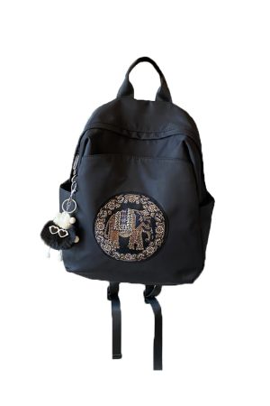 Lightweight Oxford Cloth Backpack for Women - Durable Double Shoulder Bag, Casual School Bag, Versatile Spring 2025 Style