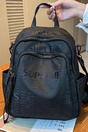 Lightweight Oxford Commuter Backpack - Casual Travel Shoulder Bag with Large Capacity, Dual-Use Design for Everyday Essentials