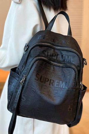 Lightweight Oxford Commuter Backpack - Casual Travel Shoulder Bag with Large Capacity, Dual-Use Design for Everyday Essentials