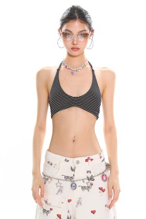 Lightweight Oxygen Sports Yoga Casual Slimming Summer Vest for Women - Large U-Neck Halter Tie Bra - Perfect for Activewear and Fitness