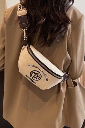 Lightweight Portable Shoulder Bag with Wide Strap - 2025 Spring Underarm Crossbody Bag for Commuting and Everyday Use