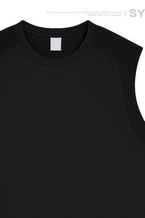 Lightweight Quick-Dry Cotton Basketball Sports Vest - Sleeveless T-Shirt for Activewear, Ideal for Sports and Workouts