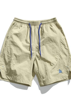Lightweight Quick-Dry Five-Point Beach Shorts for Men and Women - Casual Outdoor Mountain Style Summer Shorts