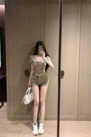 Lightweight Sheer Letter Print T-Shirt for Women - Trendy 90s Style Top