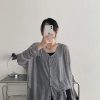 Lightweight Sheer Sun Grapefruit Cardigan - Women's Long Sleeve Summer Outerwear, Loose & Breathable Air Conditioning Jacket