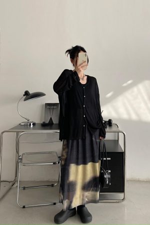 Lightweight Sheer Sun Grapefruit Cardigan - Women's Long Sleeve Summer Outerwear, Loose & Breathable Air Conditioning Jacket