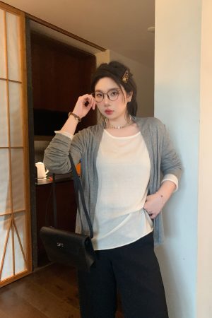 Lightweight Summer Cardigan Vest - Effortless Slimming Jacket for Sun Protection, Easy Wear, Comfortable Style