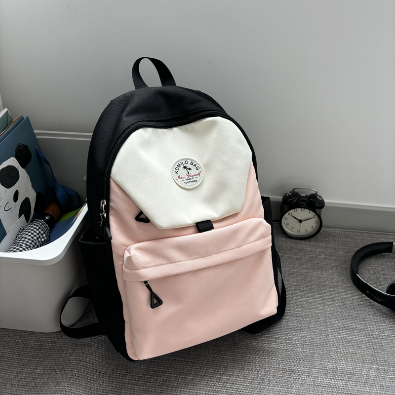 Lightweight Water-Resistant Dual-Color Backpack for Women - Stylish Summer School Bag & Travel Backpack for Students 2025 Lightweight Water-Resistant Dual-Color Backpack for Women - Stylish Summer School Bag & Travel Backpack for Students 2025