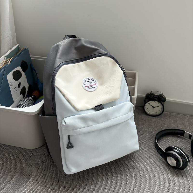 Lightweight Water-Resistant Dual-Color Backpack for Women - Stylish Summer School Bag & Travel Backpack for Students 2025 Lightweight Water-Resistant Dual-Color Backpack for Women - Stylish Summer School Bag & Travel Backpack for Students 2025