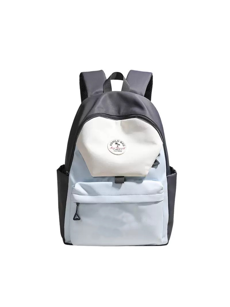 Lightweight Water-Resistant Dual-Color Backpack for Women - Stylish Summer School Bag & Travel Backpack for Students 2025 Lightweight Water-Resistant Dual-Color Backpack for Women - Stylish Summer School Bag & Travel Backpack for Students 2025
