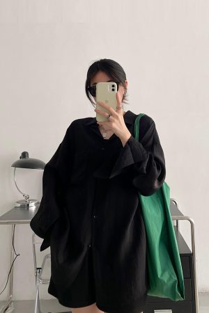 Lightweight White Long-Sleeve Sun Protection Shirt for Women - Loose Korean Style Tencel Jacket Top for Spring and Summer