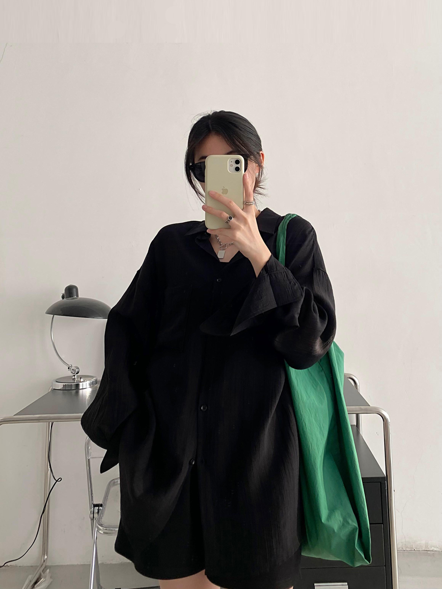 Lightweight White Long-Sleeve Sun Protection Shirt for Women - Loose Korean Style Tencel Jacket Top for Spring and Summer Lightweight White Long-Sleeve Sun Protection Shirt for Women - Loose Korean Style Tencel Jacket Top for Spring and Summer