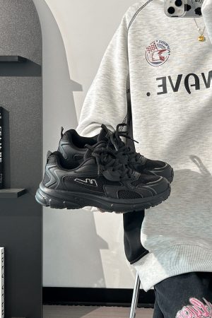 Lightweight White Mesh Sports Shoes for Women, Breathable Soft-Soled Summer Sneakers, American-Style Dad Shoes 2025