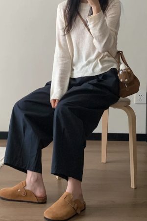 Lightweight Wide-Leg Balloon Pants for Women, Japanese Style Cropped Carrot Pants, Loose Fit Summer Trousers for Petite Fashion