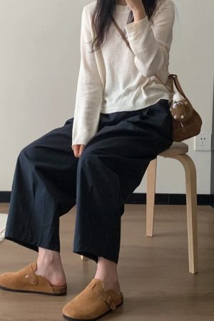 Lightweight Wide-Leg Balloon Pants for Women, Japanese Style Cropped Carrot Pants, Loose Fit Summer Trousers for Petite Fashion